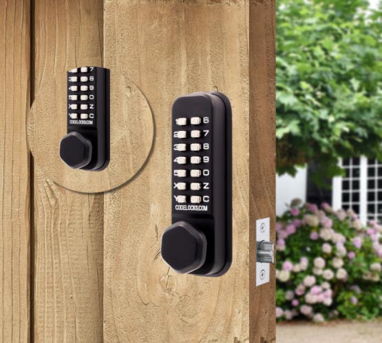 Codelocks 98427 CL290 Tubular Latchbolt, Code In/Out, Back to Back, Marine Gate Box Kit