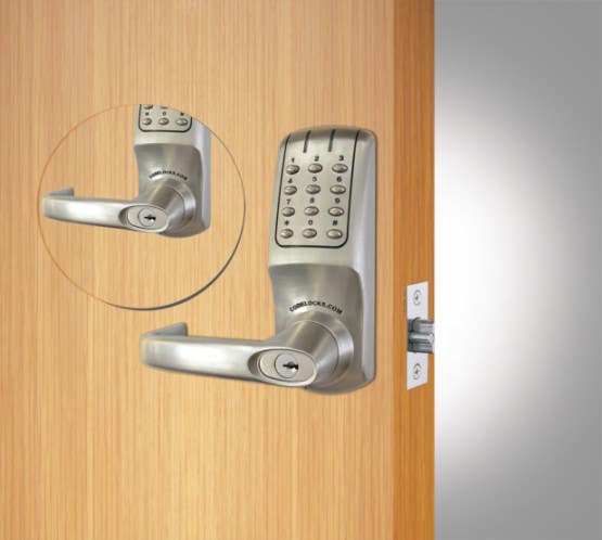 Codelocks 96155 CL5210 Tubular Latchbolt, Code In/Out, Back To Back Gate Box Kit