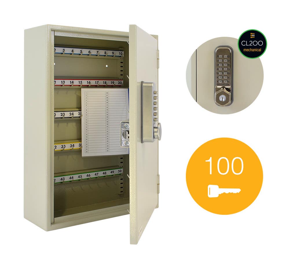 Codelocks 96928 30 Hook Key Cabinet, View, KSCL 0030 VW