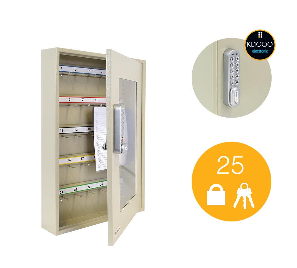 Codelocks 97191 20 Hook Padlock Cabinet, View, KSCL 0020 VW PD