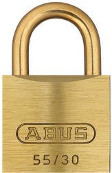 Abus 55MB/30 Economy Brass Shackle Padlock