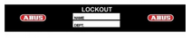 Abus AL0703 Identi-Shield Lockout Labels