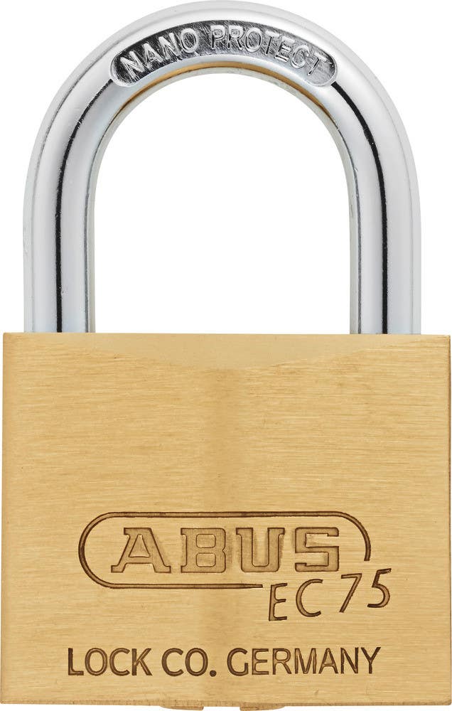 Abus 75/40 B KA Brass Padlock