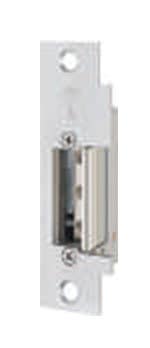 MUL-T Lock ES-17.610-75G Adjustable Electric Strike Fail Secure, Faceplate 1-1/4 x 4-7/8, Off Center, 8-16V AC/DC