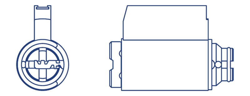 MUL-T-Lock KIKSA11 Knob & Lever Replacement Cylinder For Sargent "11" Line T-Zone
