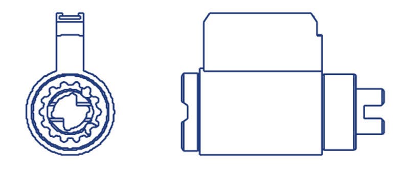 MUL-T-Lock KIKBA4 Knob & Lever Replacement Cylinder For Baldwin Short (4 Chamber)