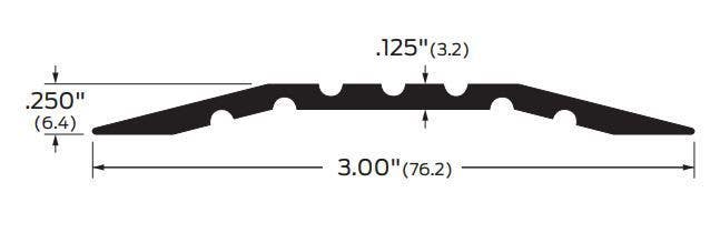 ZERO 63 Saddle Threshold, 3" x 1/4"