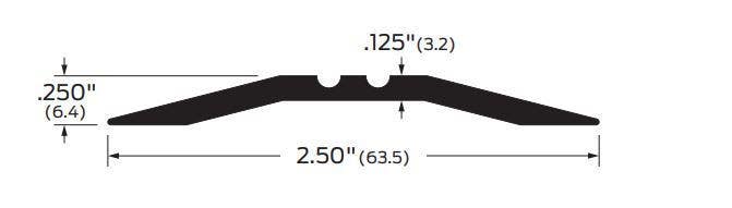 ZERO 64 Saddle Threshold, 2 1/2"