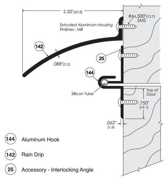 ZERO 142 Extruded Rain Drip