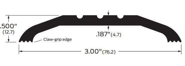 ZERO 653 Saddle Threshold, 3"