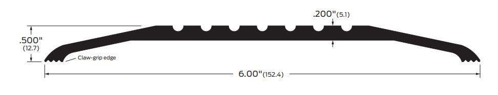 ZERO 656 Saddle Threshold, 6"