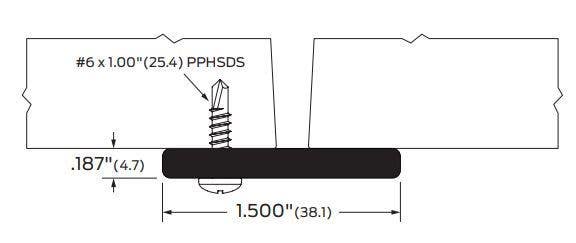 ZERO 905 Astragal - Meeting Stile