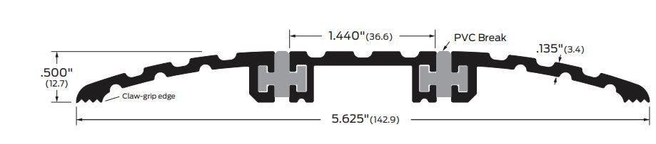ZERO 8724 Thermal Break Threshold, 5 5/8"