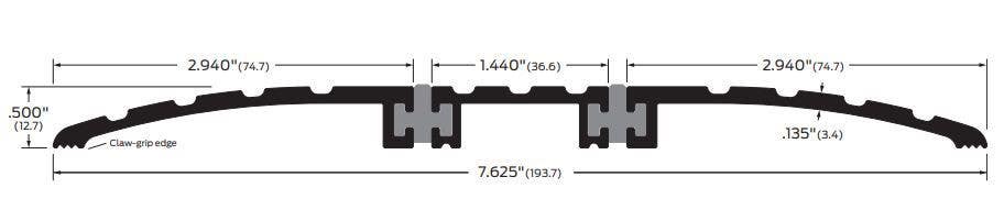 ZERO 8726 Thermal Break Threshold, 7 5/8"