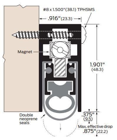 ZERO 367N Double Wrap ADB Seal - Neoprene
