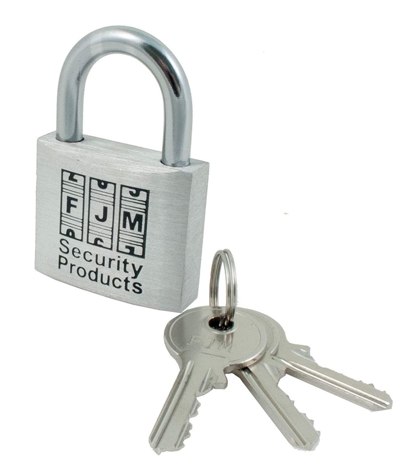 FJM Security BP150A-ALUM 1.5" Padlock Aluminum Padlock Keyed Alike