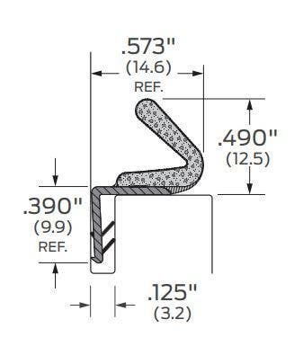 ZERO 8053Q Kerf Foam Seal, 9 ft