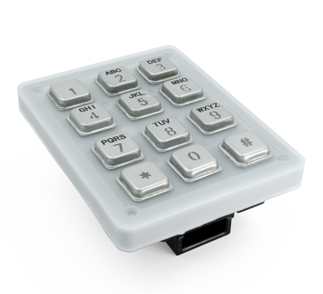 DoorBird D21DKV Keypad Module Stainless Steel V4A (Salt-Sater Resistant), Brushed