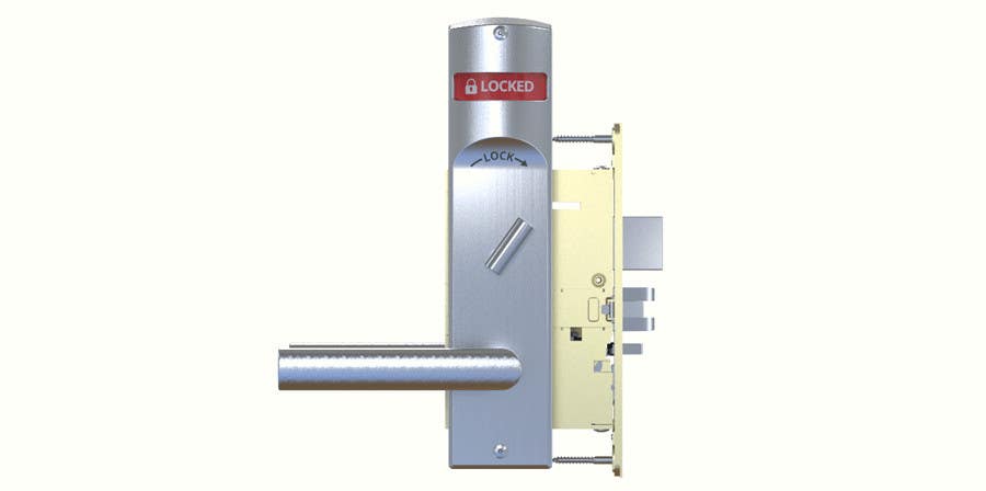 Corbin Russwin ML2000 Series Mortise Locksets w/ Museo Lever & VN Escutcheon Status Indicator