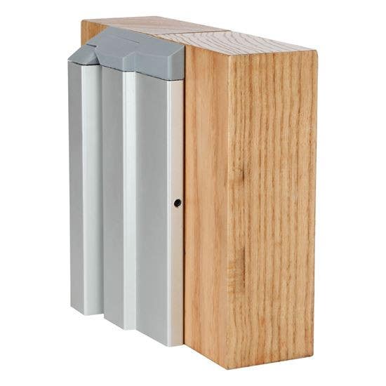 ABH A120HD Aluminum Continuous Geared Fully Concealed Safety Hinge 1/16" Inset