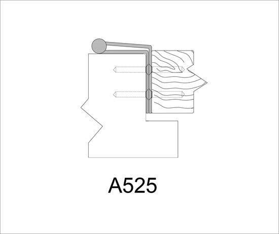 ABH A525 Stainless Steel Barrel Continuous Hinges Full Mortise
