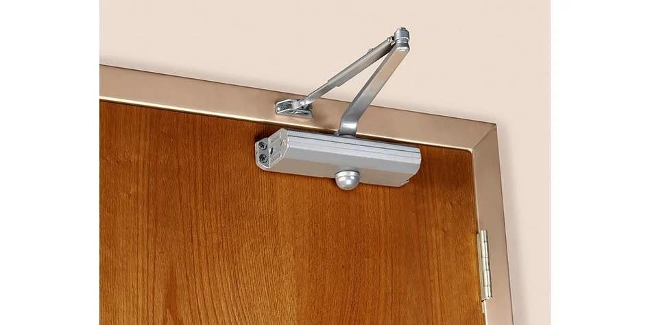 Norton 1601 Aluminum Storefront Door Closer, Adjustable Size 1-6
