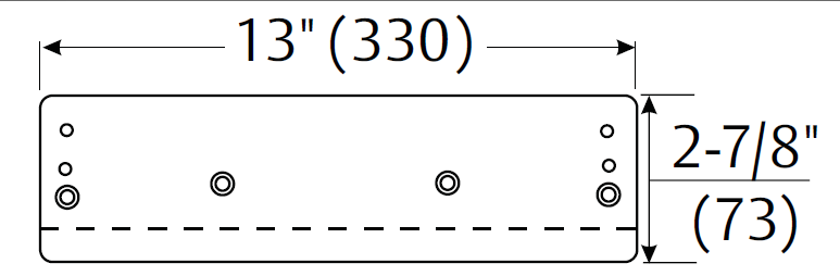 Norton 8446 Exposed-Back Drop Plate Kit