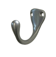 Don-Jo 306 Coat Hook, Finish- Satin Chrome