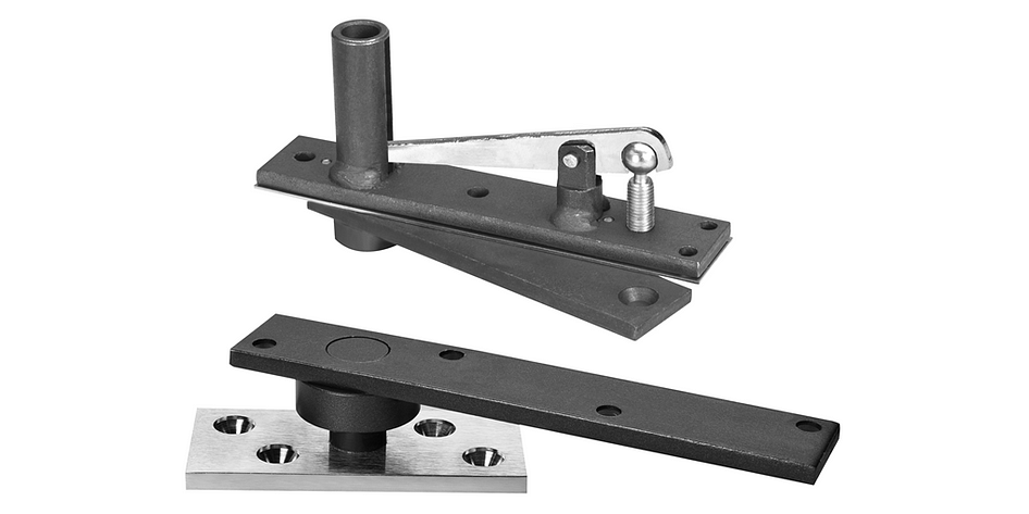 Rixson 375 Center Hung Pivot Set, Includes 345 Top Pivot