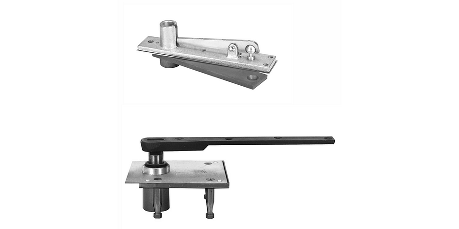 Rixson 370 Center Hung Pivot Set, Includes 340 Top Pivot