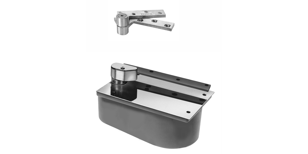 Rixson 20N Standard Duty 3/4" Offset Hung Floor Closer, 180 Degree Opening