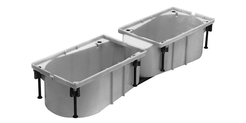 Rixson 25 Twin Cement Case 1-7/8" Mullion For Back To Back Closers