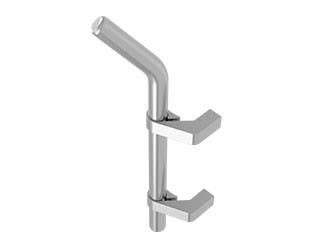 Trimco AP330 Series Hands-Free Adjustable Bent Pulls, 19" Length