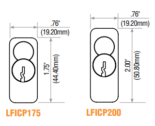 GMS LFICP Large Format IC Padlock, Less Cylinder