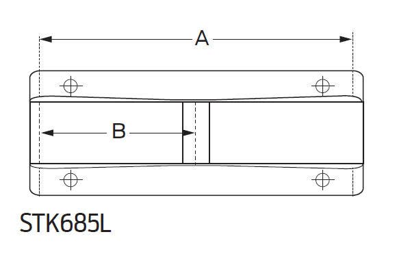 Ives STK685L Double Acting Strike