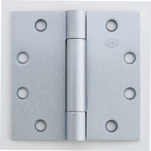 Ives 3CB1 HW-TW8 Stock Electric Thru-Wire 4.5" x 4.5" Hinge, Satin Chrome