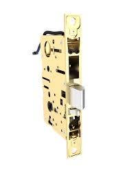 Accurate SL-SM9159E Series Self-Latching Sliding Door Mortise Lock, Sectional Trim, For 1-3/4" Door