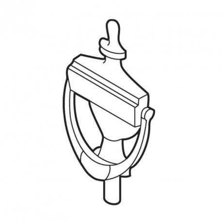 Don-Jo 161 Door Knockers, Polished Brass Finish