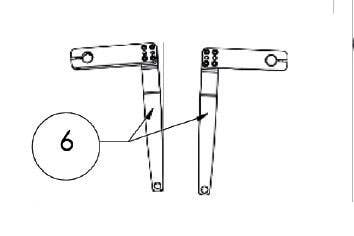 Entrematic W5 Extended Pull Arm for Right Hand (up to 8" reveal)