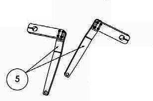 Entrematic W5 Extended Pull Arm for Left Hand (up to 8" reveal)
