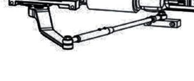 Entrematic W5 Extended Push Arm Rod (up to 18" reveal)