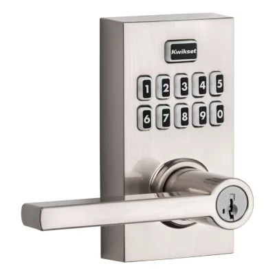 Kwikset 917 TNL SmartCode Electronic Deadbolt w/ Halifax Lever