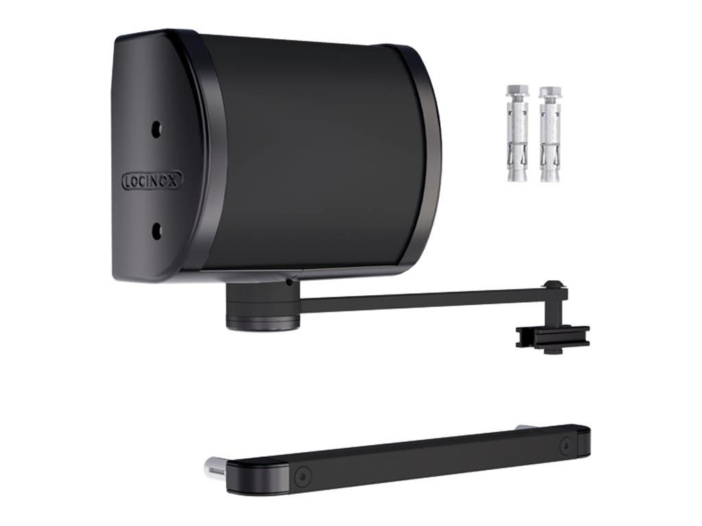 Locinox PANTHER-9005 All-Round Hydraulic Gate Closer For Wall & Post Mounting, Jet Black