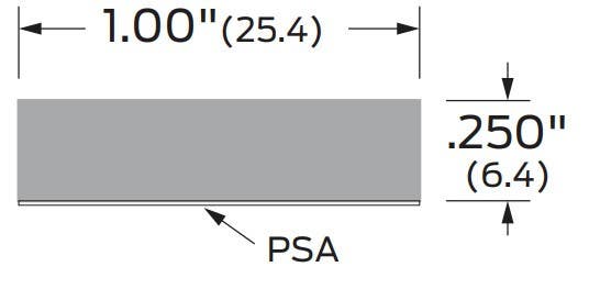 ZERO 4 Head And Jamb FS4004 Intumescent Seal