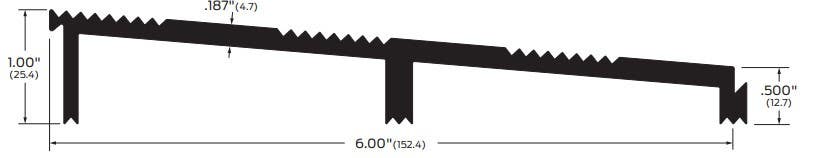 ZERO 232 Ramp, 6", 1/2" x 1"