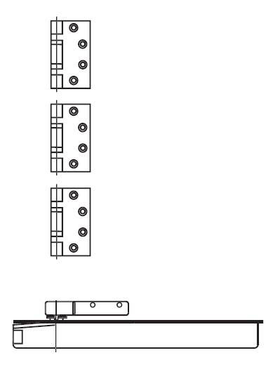 Rixson HM51 Less All Parts 3/4" Offset Shallow Depth Floor Closer Body Only, Hollow Metal Door
