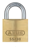 Abus 55MB/30 Brass Body Padlock
