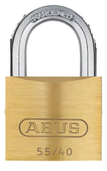 Abus 55MB/40 Brass Body Padlock