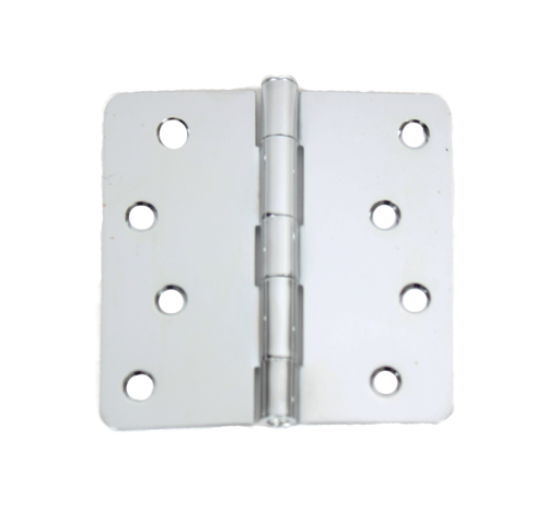 Pamex HR44 4" x 4" Residential Grade Hinge, 1/4" Radius, Plain Bearings, NRP