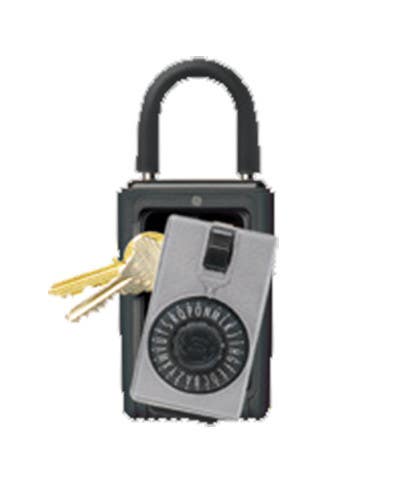 Kidde 001005 KeySafe Original Portable 3-Key Key Storage, Dial Combination, Assorted Colors